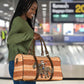 Cote d’Ivoire Christmas Santa Elephant Travel Bag Baoule Woven Inspired