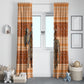 Cote d’Ivoire Christmas Santa Elephant Window Curtain Baoule Woven Inspired
