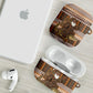 Mali Christmas Santa Nile Crocodile AirPods Case Bogolanfini Mudcloth Inspired