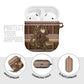 Mali Christmas Santa Nile Crocodile AirPods Case Bogolanfini Mudcloth Inspired