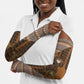 Mali Christmas Santa Nile Crocodile Arm Sleeves Bogolanfini Mudcloth Inspired