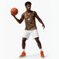 Mali Christmas Santa Nile Crocodile Basketball Jersey Bogolanfini Mudcloth Inspired