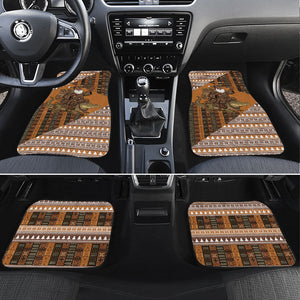 Mali Christmas Santa Nile Crocodile Car Mats Bogolanfini Mudcloth Inspired