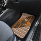 Mali Christmas Santa Nile Crocodile Car Mats Bogolanfini Mudcloth Inspired