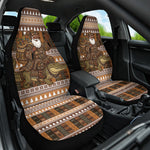 Mali Christmas Santa Nile Crocodile Car Seat Cover Bogolanfini Mudcloth Inspired