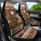 Mali Christmas Santa Nile Crocodile Car Seat Cover Bogolanfini Mudcloth Inspired