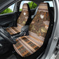 Mali Christmas Santa Nile Crocodile Car Seat Cover Bogolanfini Mudcloth Inspired