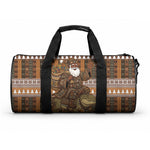 Mali Christmas Santa Nile Crocodile Duffle Bag Bogolanfini Mudcloth Inspired