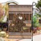 Mali Christmas Santa Nile Crocodile Garden Flag Bogolanfini Mudcloth Inspired