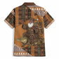 Mali Christmas Santa Nile Crocodile Hawaiian Shirt Bogolanfini Mudcloth Inspired