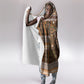 Mali Christmas Santa Nile Crocodile Hooded Blanket Bogolanfini Mudcloth Inspired