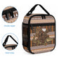 Mali Christmas Santa Nile Crocodile Lunch Bag Bogolanfini Mudcloth Inspired