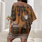 Mali Christmas Santa Nile Crocodile Off Shoulder Short Dress Bogolanfini Mudcloth Inspired