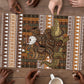 Mali Christmas Santa Nile Crocodile Puzzle Bogolanfini Mudcloth Inspired