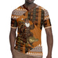 Mali Christmas Santa Nile Crocodile Rugby Jersey Bogolanfini Mudcloth Inspired