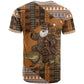 Mali Christmas Santa Nile Crocodile T shirt Bogolanfini Mudcloth Inspired