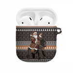 DR Congo Christmas Santa Gorilla AirPods Case Kuba Inspired Geometric Pattern