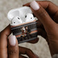 DR Congo Christmas Santa Gorilla AirPods Case Kuba Inspired Geometric Pattern