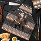 DR Congo Christmas Santa Gorilla Apron Kuba Inspired Geometric Pattern