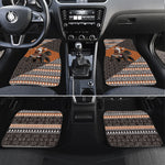 DR Congo Christmas Santa Gorilla Car Mats Kuba Inspired Geometric Pattern