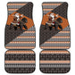 DR Congo Christmas Santa Gorilla Car Mats Kuba Inspired Geometric Pattern