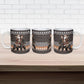 DR Congo Christmas Santa Gorilla Ceramic Mug Kuba Inspired Geometric Pattern