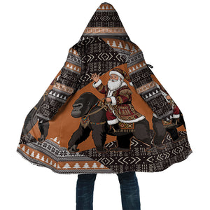 DR Congo Christmas Santa Gorilla Cloak Kuba Inspired Geometric Pattern
