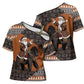 DR Congo Christmas Santa Gorilla Cross Shoulder Shirt Kuba Inspired Geometric Pattern