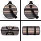 DR Congo Christmas Santa Gorilla Duffle Bag Kuba Inspired Geometric Pattern