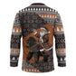 DR Congo Christmas Santa Gorilla Hockey Jersey Kuba Inspired Geometric Pattern