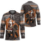 DR Congo Christmas Santa Gorilla Hockey Jersey Kuba Inspired Geometric Pattern