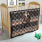 DR Congo Christmas Santa Gorilla Quilt Kuba Inspired Geometric Pattern