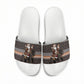 DR Congo Christmas Santa Gorilla Slide Sandals Kuba Inspired Geometric Pattern