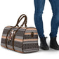 DR Congo Christmas Santa Gorilla Travel Bag Kuba Inspired Geometric Pattern