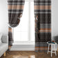 DR Congo Christmas Santa Gorilla Window Curtain Kuba Inspired Geometric Pattern
