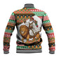 Ethiopia Christmas Santa Lion Baseball Jacket Habesha Kemis Woven Border