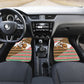 Ethiopia Christmas Santa Lion Car Mats Habesha Kemis Woven Border