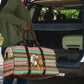 Ethiopia Christmas Santa Lion Travel Bag Habesha Kemis Woven Border