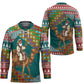 Eritrea Christmas Santa Camel Hockey Jersey Tigrinya Woven Textile
