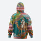 Eritrea Christmas Santa Camel Hoodie Tigrinya Woven Textile