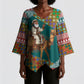 Eritrea Christmas Santa Camel Kimono Sleeve Blouse Tigrinya Woven Textile