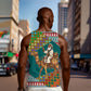 Eritrea Christmas Santa Camel Men Tank Top Tigrinya Woven Textile