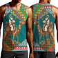 Eritrea Christmas Santa Camel Men Tank Top Tigrinya Woven Textile