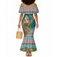 Eritrea Christmas Santa Camel Mermaid Dress Tigrinya Woven Textile