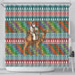 Eritrea Christmas Santa Camel Shower Curtain Tigrinya Woven Textile