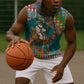 Eritrea Christmas Santa Camel Sleeveless Hoodie Tigrinya Woven Textile