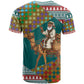 Eritrea Christmas Santa Camel T shirt Tigrinya Woven Textile
