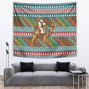 Eritrea Christmas Santa Camel Tapestry Tigrinya Woven Textile