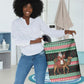 Sudan Christmas Santa Dromedary Camel Laundry Basket Sudanese Tobe Inspired Textile