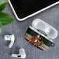 Sudan Christmas Santa Dromedary Camel AirPods Case Sudanese Tobe Inspired Textile